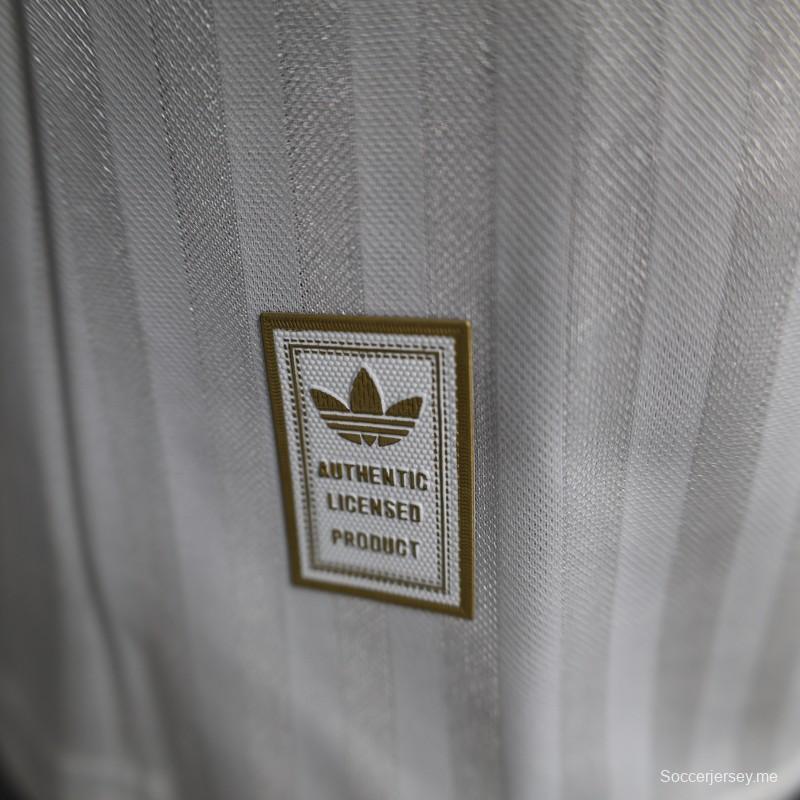 نسخة اللاعب 25/26 قميص أولمبيك ليون 25/26 الذكرى 75 للذكرى السنوية البيضاء