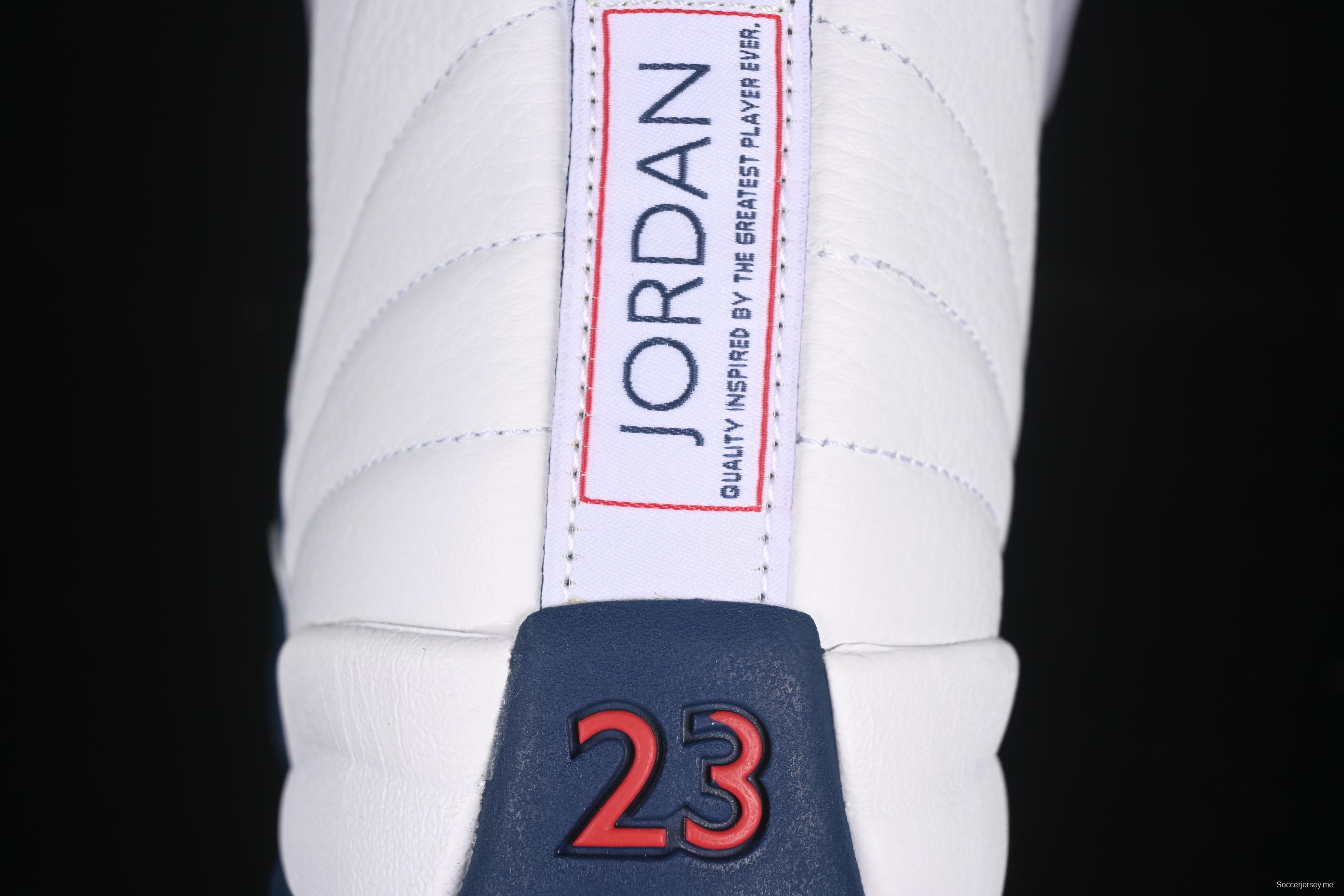 Nike Air Jordan 12 Retro French Blue Basketball Shoes - CT8013-114