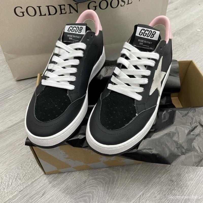 2024 Unisex GGDB Black Pink Leather Suede Sneakers MJ00260