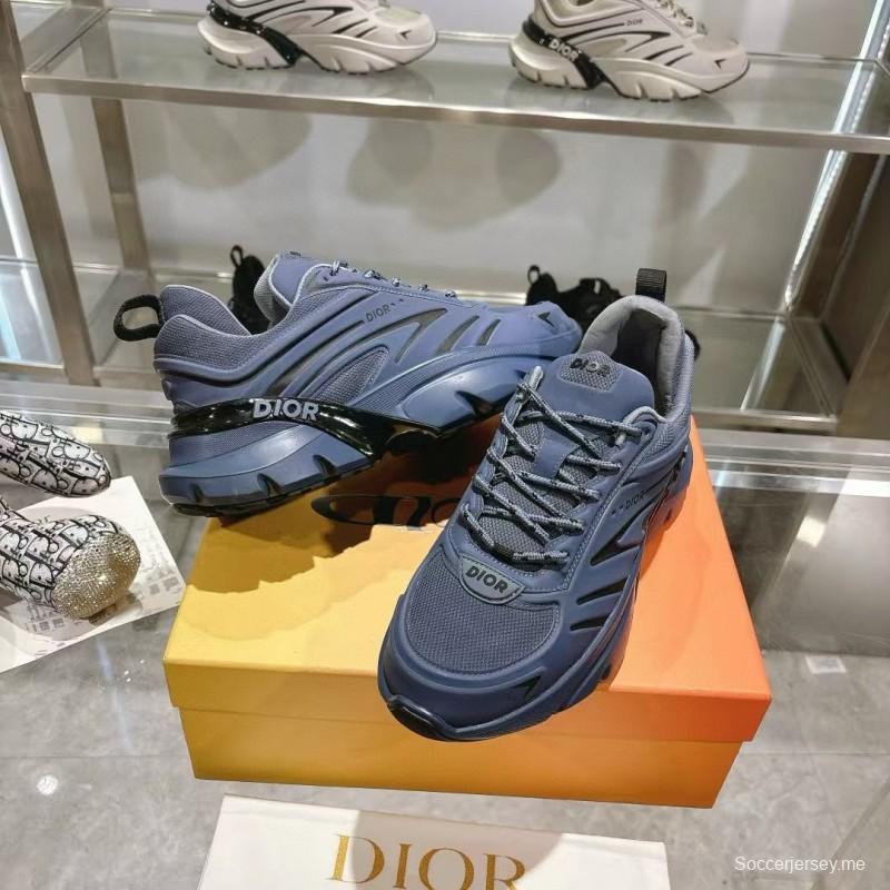 2024 Unisex Dior Blue Mesh Sneakers MJ00360