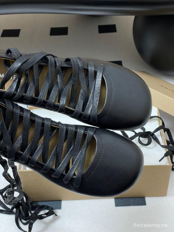 لومير 2025 لومير 2025 أحذية باليه مسطحة بكعب واحد مكتنزة ذات كعب عالٍ - KFY00310