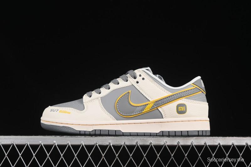 حذاء تزلج نايك SB دانك لو من نايك SB Dunk Low Xiaomi Collaboration Cambrian Gray Anniversary حذاء تزلج كاجوال منخفض الرمادي مخصص للذكرى السنوية - XX3168-202