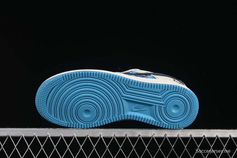 حذاء نايك اير فورس 1 '07 منخفض بالتعاون مع ديور حذاء رياضي كاجوال أزرق حجري منخفض - KK1988-088