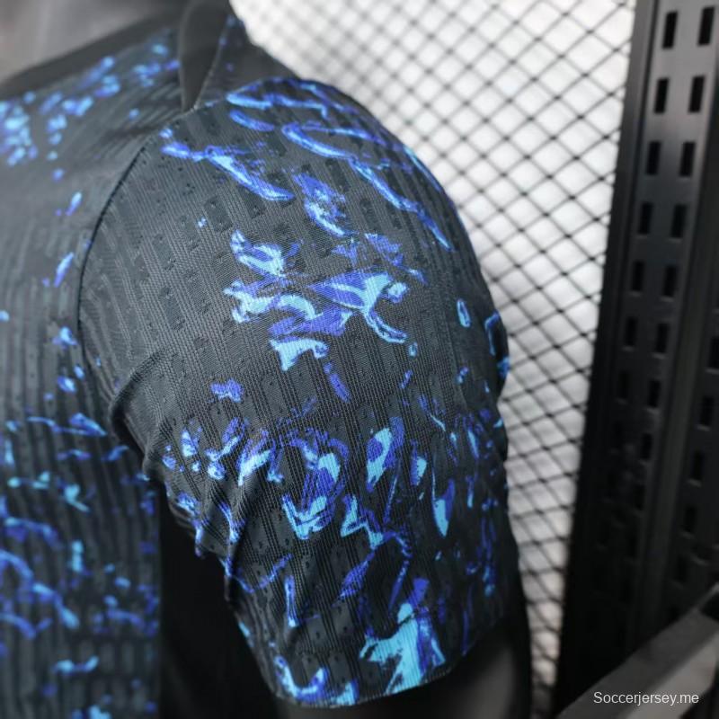 Player Version 25/26 Inter Milan Blue with Camouflage Pattern Jersey