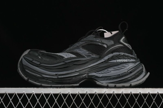 بالنسياغا حذاء بالنسياغا بلاتفورم ذو نعل سميك برباط فوق حذاء كاجوال ريترو - WPLTF1011