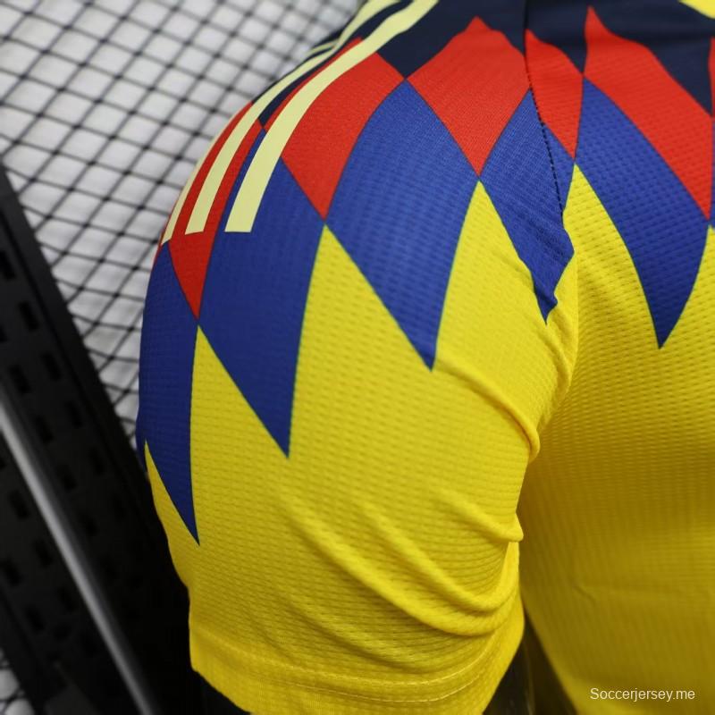 إصدار اللاعب 25/26 قميص نادي أمريكا كلوب أمريكا هوم جيرسي 25/26