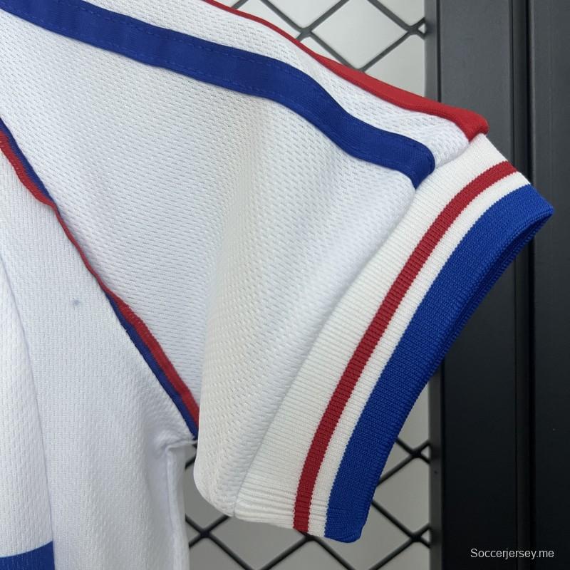 Retro 1998 Kids France Away Size 16-28 Jersey