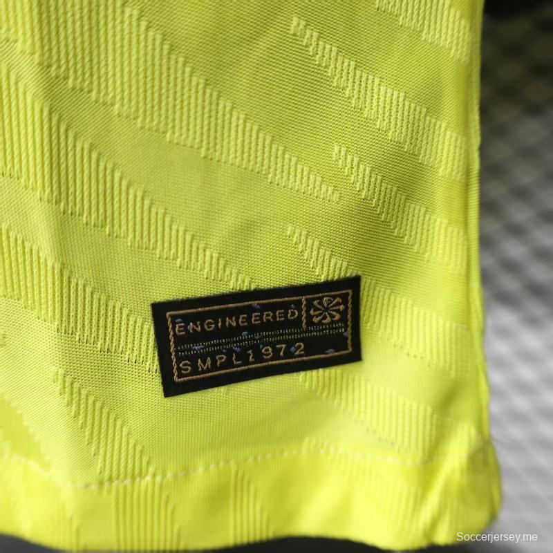 إصدار اللاعب 2025 قميص البرازيل كلاسيكي أصفر كلاسيكي منزلي