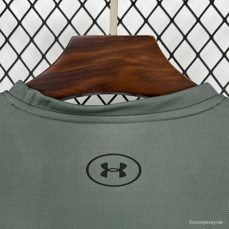 2025 تي شيرت أبيض اللون أبيض من أندر أرمر #1043