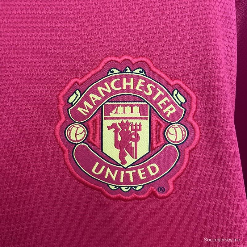 13/14 قميص ريترو بأكمام طويلة أكمام طويلة لمانشستر يونايتد