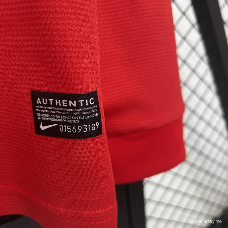 13/14 قميص ريترو بأكمام طويلة أكمام طويلة لمانشستر يونايتد