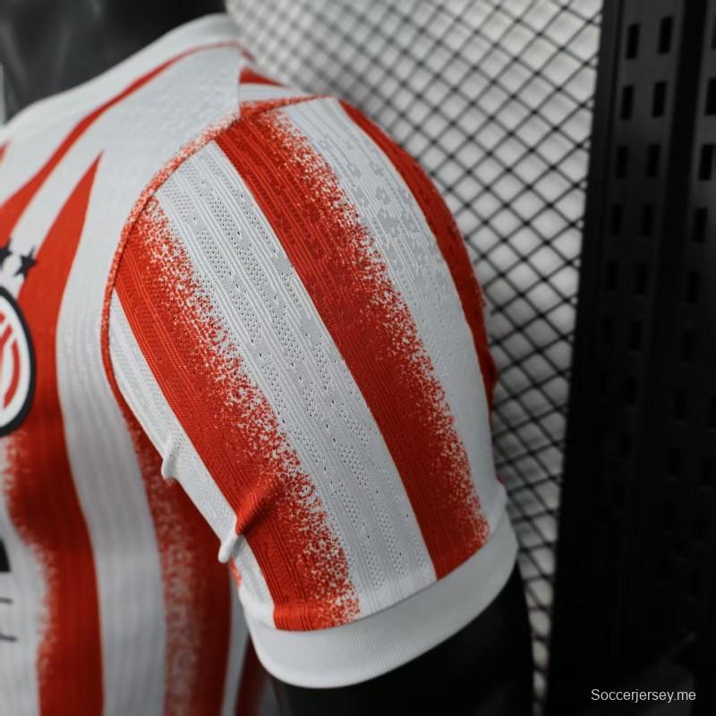 إصدار اللاعب 25/26 قميص خاص مخطط بالأحمر/الأبيض لإنتر ميلان 25/26