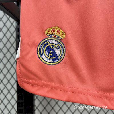 2025/26 كيدز ريال مدريد 2025/26 قميص حارس مرمى ريال مدريد برتقالي اللون أحمر