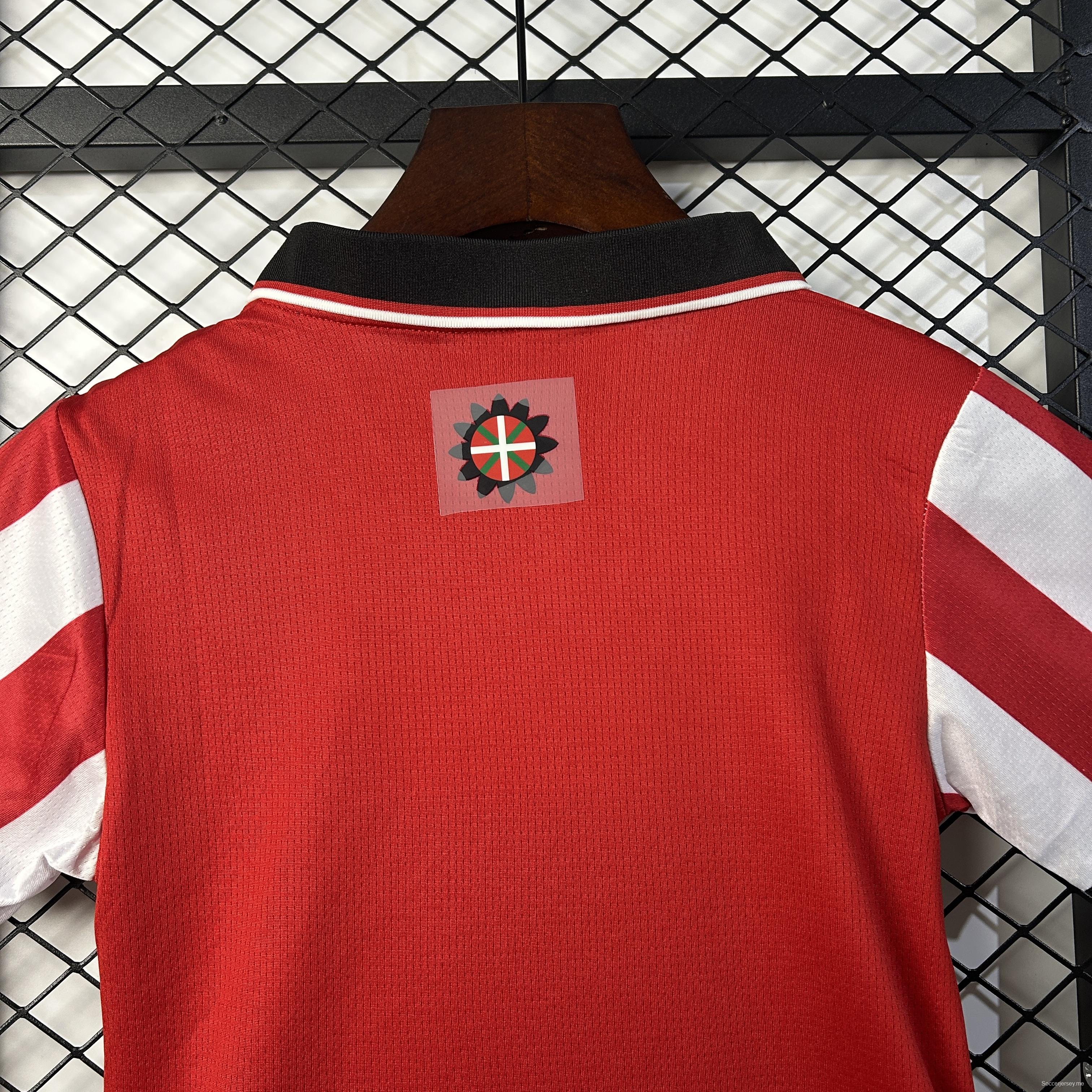 25/26 قميص فريق أتلتيك بلباو للأطفال مقاس 16-28