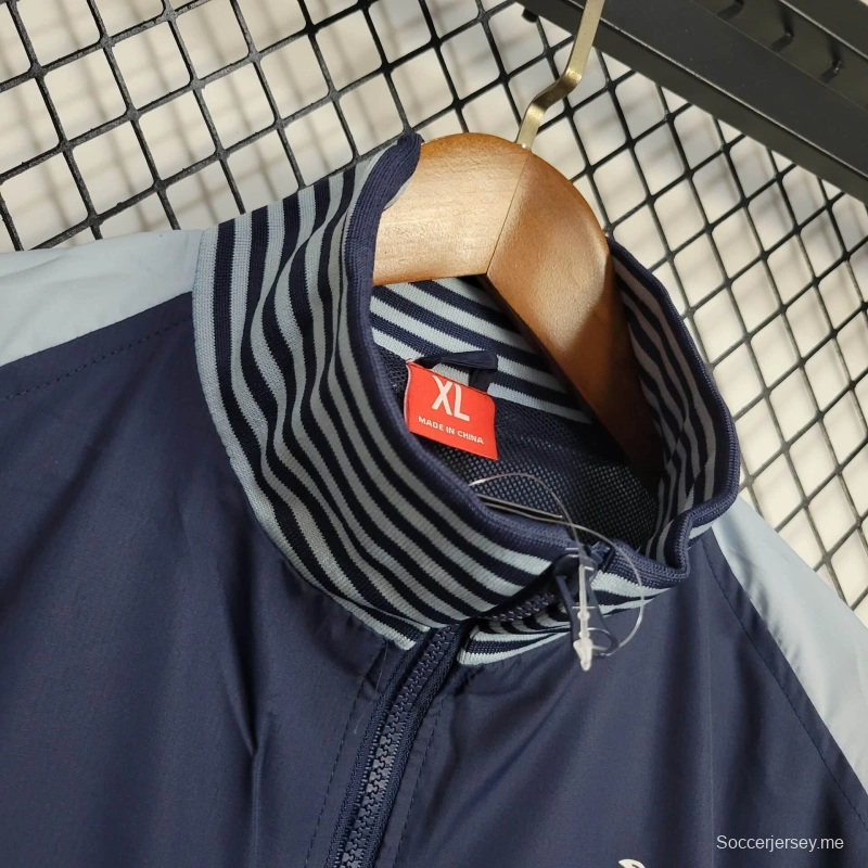 25/26 جاكيت توتنهام هوتسبير سترة واقية من الرياح زرقاء