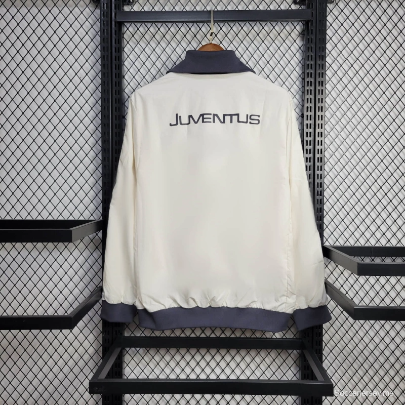 جاكيت جوفنتوس 25/26 جاكيت جوفنتوس آيس كريمي واقي من الرياح
