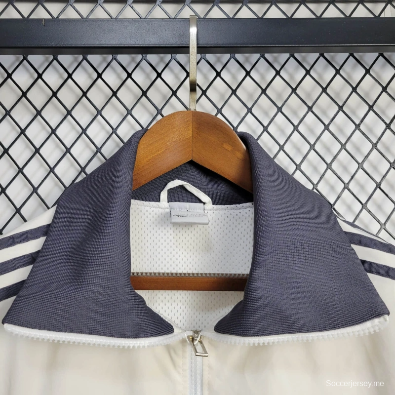 جاكيت جوفنتوس 25/26 جاكيت جوفنتوس آيس كريمي واقي من الرياح