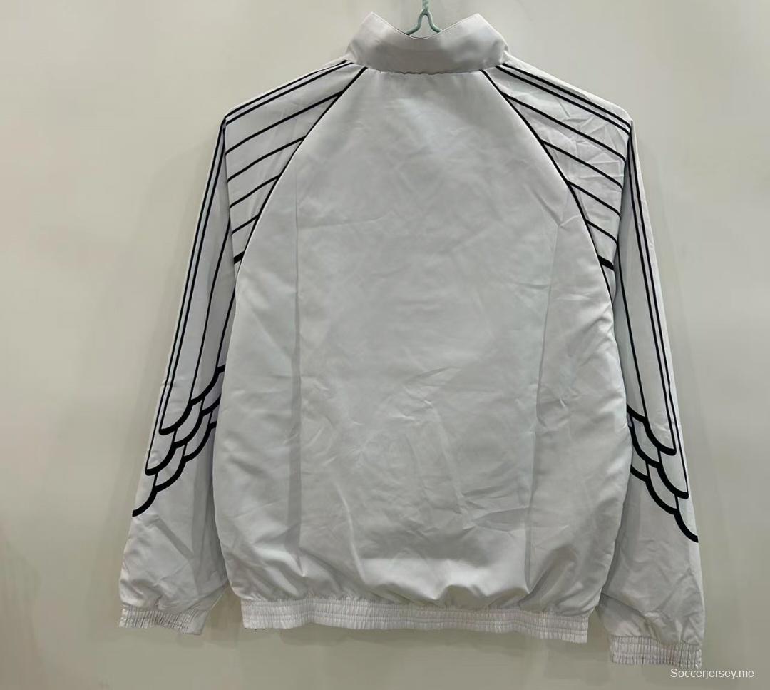 25/26 PSG 25/26 سترة واقية من الرياح بيضاء/كحلية قابلة للانعكاس