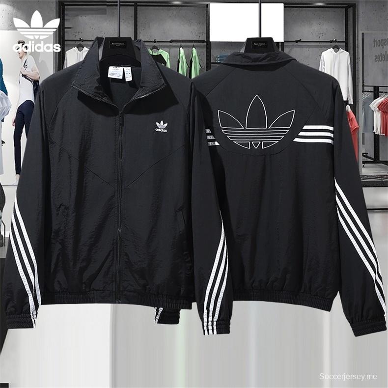 2025 أديداس أديداس أوريجينال أزرق/أحمر قرميدي/أحمر فاتح/أحمر فاتح/أحمر أسود سحاب كامل سحاب سترة واقية 4 ألوان