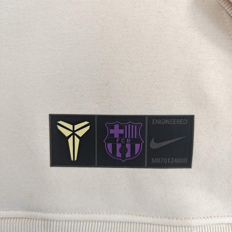 25/26 برشلونة سترة بقلنسوة مبطنة بصوف كوبي مبطنة بصوف 9 ألوان