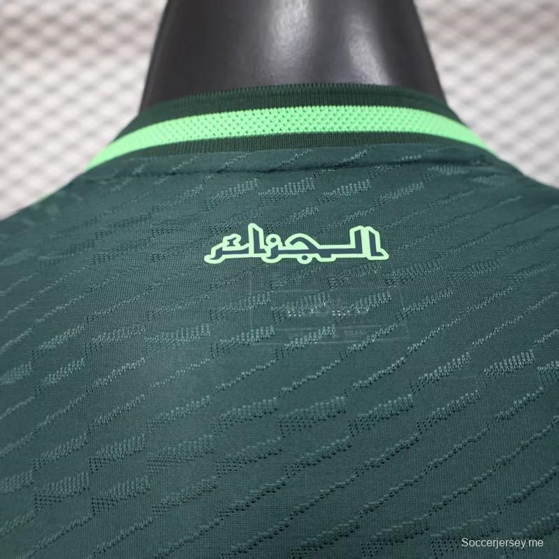 إصدار اللاعب 2025 قميص الجزائر الأخضر 2025