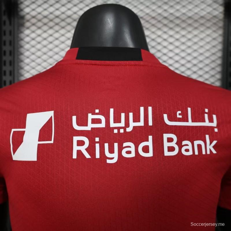 نسخة اللاعب 25/26 قميص الهلال الأحمر الهلال 25/26