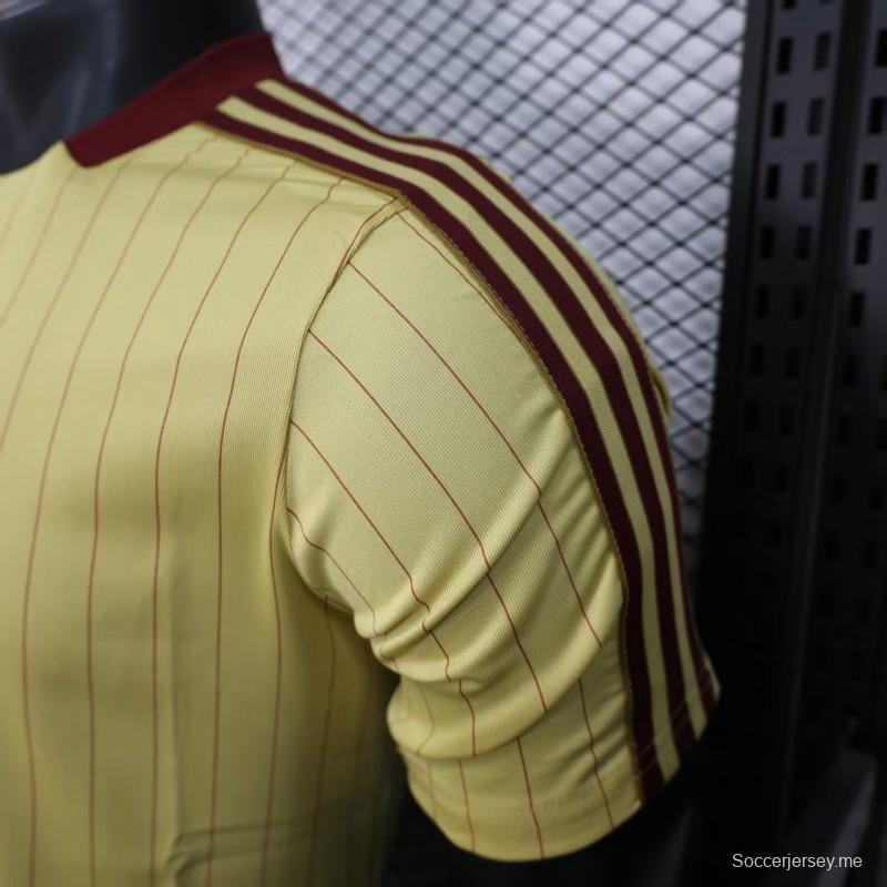 إصدار اللاعبين 25/26 قميص أرسنال الأصفر الخاص 25/26