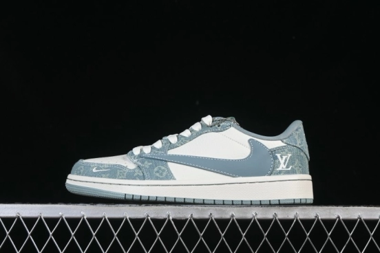 حذاء نايك ترافيس سكوت x Fragment Design x Air Jordan 1 Low OG SP AJ1 AJ1 سنيكرز كاجوال منخفض علوي - SC0601-057