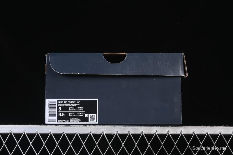 حذاء رياضي نايك اير فورس 1 '07 منخفض كاجوال مع وسادة هوائية كاملة الطول - IB7677-001