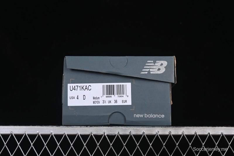New Balance 471 Series Fabric and Leather Lifestyle Casual Shoes - U471KAC