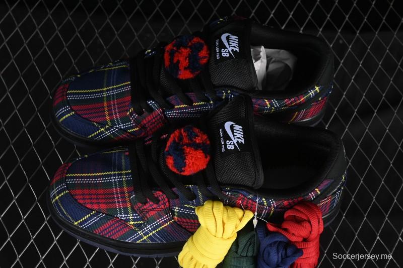 حذاء تزلج نايك SB Dunk Dunk Low Nardwuwar Collaboration الاسكتلندي المنقوش المنقوش المنخفض - II1493-600