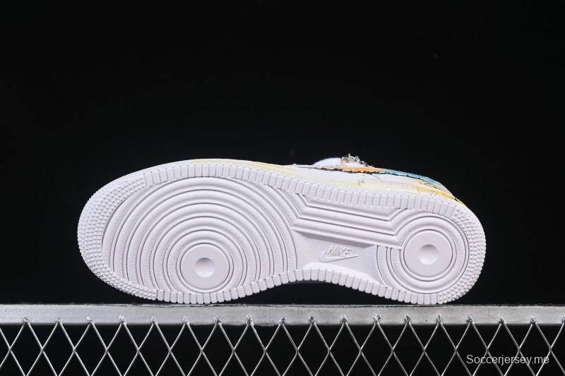 حذاء نايك اير فورس 1 '07 المنخفض من نايك اير فورس 1 '07 ليو سلسلة زودياك المرسومة يدويًا من سلسلة زودياك الرياضية الكاجوال المنخفضة - 723-822