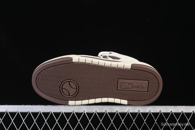 حذاء رياضي كاجوال خفيف الوزن بحزام سنيكرز مكتنزة ذات بطانة سحرية من نيويورك يانكيز - 3ASXW015N50BRS