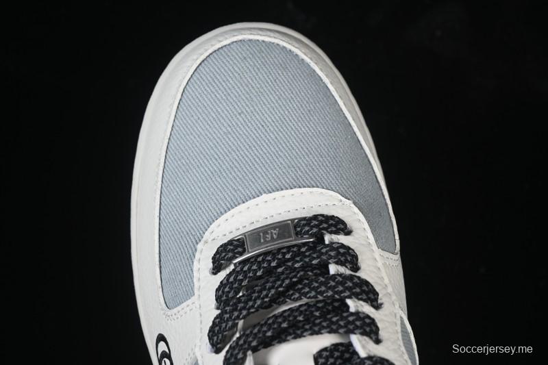 حذاء نايك اير فورس 1'07 منخفض من نايك بالتعاون مع غوتشي حذاء رياضي كاجوال أبيض رمادي أسود - YF9511-808