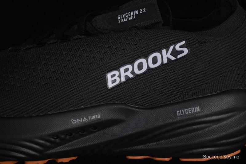 حذاء الجري بروكس جليسرين ستيلث فيت 22 نيتروجين ماراثون مبطن من بروكس جليسرين ستيلث فيت 22 - 1104481D072