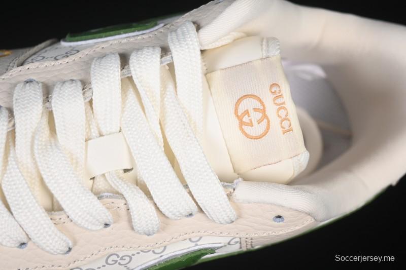 حذاء نايك اير فورس 1 '07 المنخفض من نايك بالتعاون مع جوتشي حذاء رياضي كاجوال أبيض بني أخضر أخضر - YF9511-804