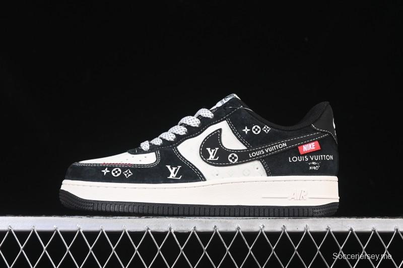 حذاء نايك اير فورس 1 '07 المنخفض من نايك اير فورس 1 '07 LV Collaboration Woven Label سنيكرز كاجوال - CX5050-Y26