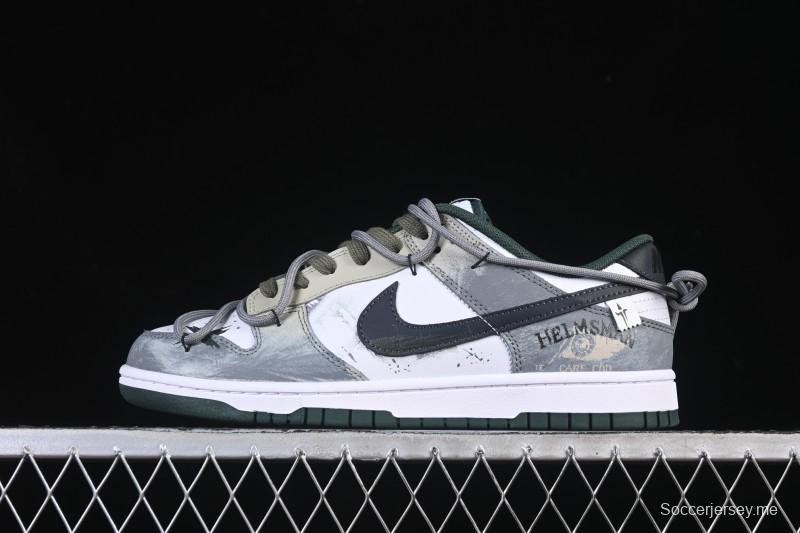 حذاء تزلج نايك SB Dunk Dunk Low Anniversary المخصص للتزلج الكاجوال منخفض القمة - DV0833-111