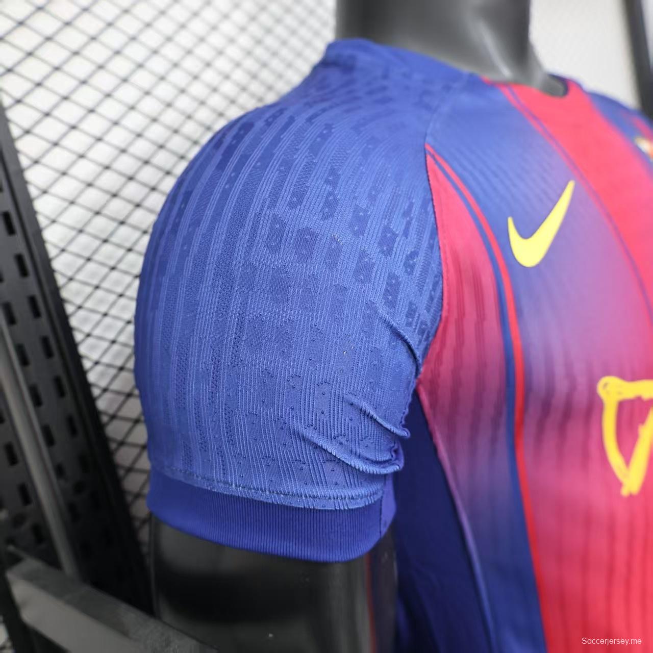 Player Version 25/26 BARCELONA x ED SHEERAN SIGNEE Edition Jersey