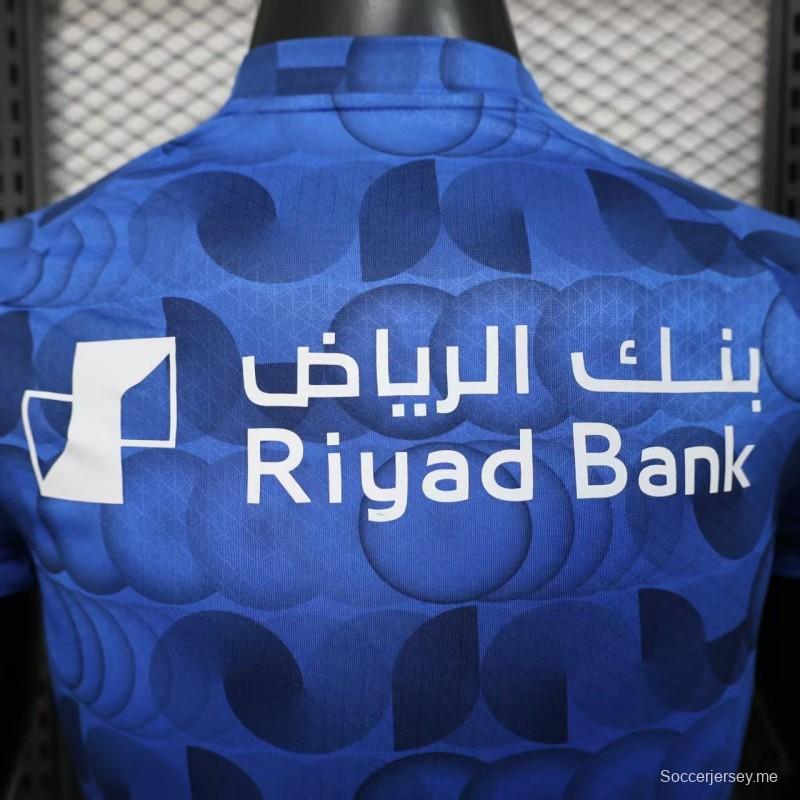 Player Version 25/26 Al Hilal Pre-Match Blue Jersey