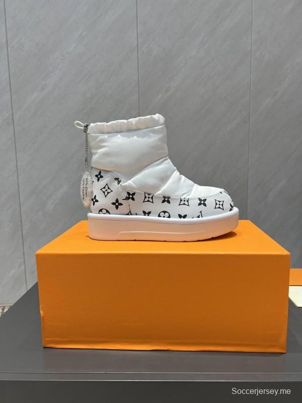 Louis Vuitton Fall/Winter 2025 Snow Boots Round Toe Thick Sole - KFY00310