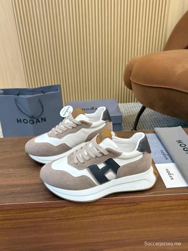 Hogan H-STRIPES Series Couple Thick Sole Dad Shoes Airship Shoes Casual Sports Shoes - AS00350
