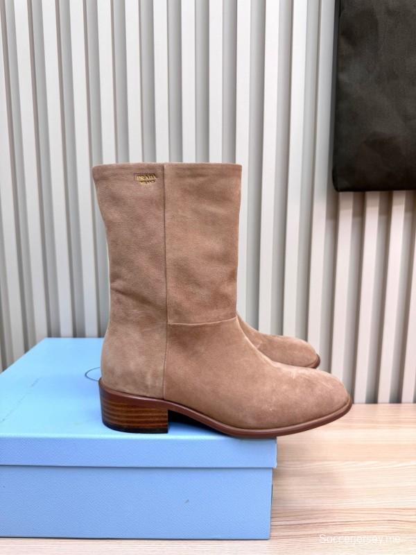 Prada 2025 SS Mid Boots - LY0370