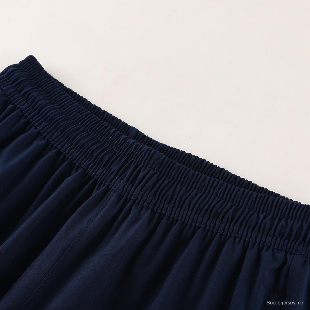 2025 أديداس 2025 جاكيت أخضر نصف سحاب أخضر + بنطلون طويل S-2XL