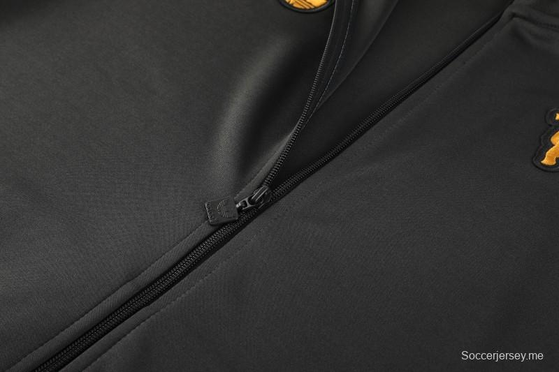 25/26 مانشستر يونايتد 08 رمادي غامق بنصف سحاب 25/26 مانشستر يونايتد + بنطال طويل S-2XL