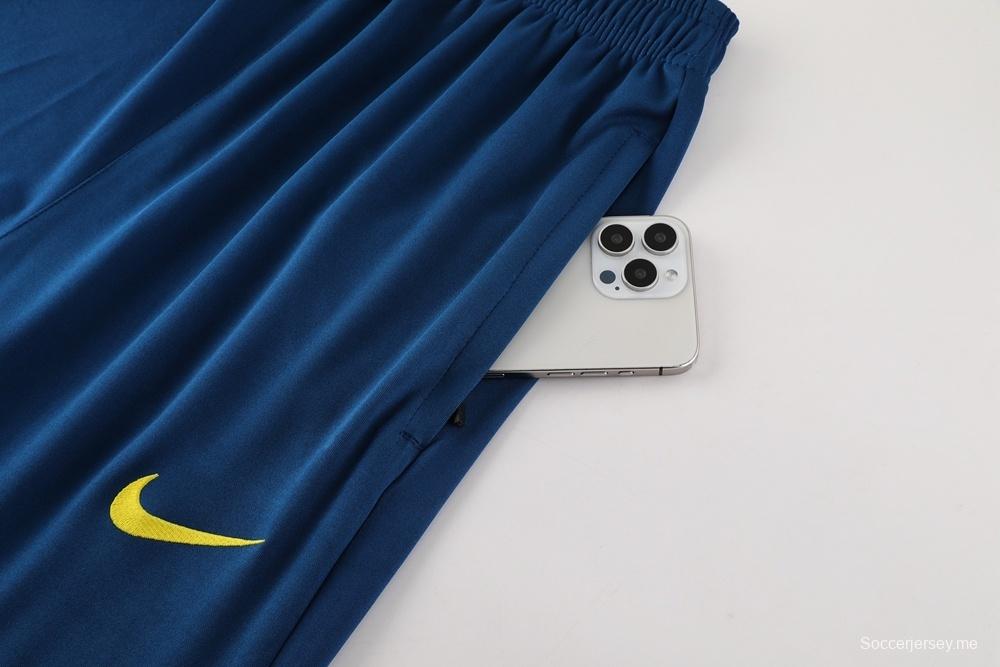 2025 بحيرة البرازيل 2025 جاكيت أخضر نصف سحاب أخضر + بنطلون طويل