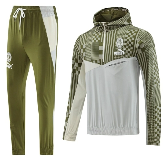 جاكيت نصف سحاب من ميلان + بنطال طويل S-2XL