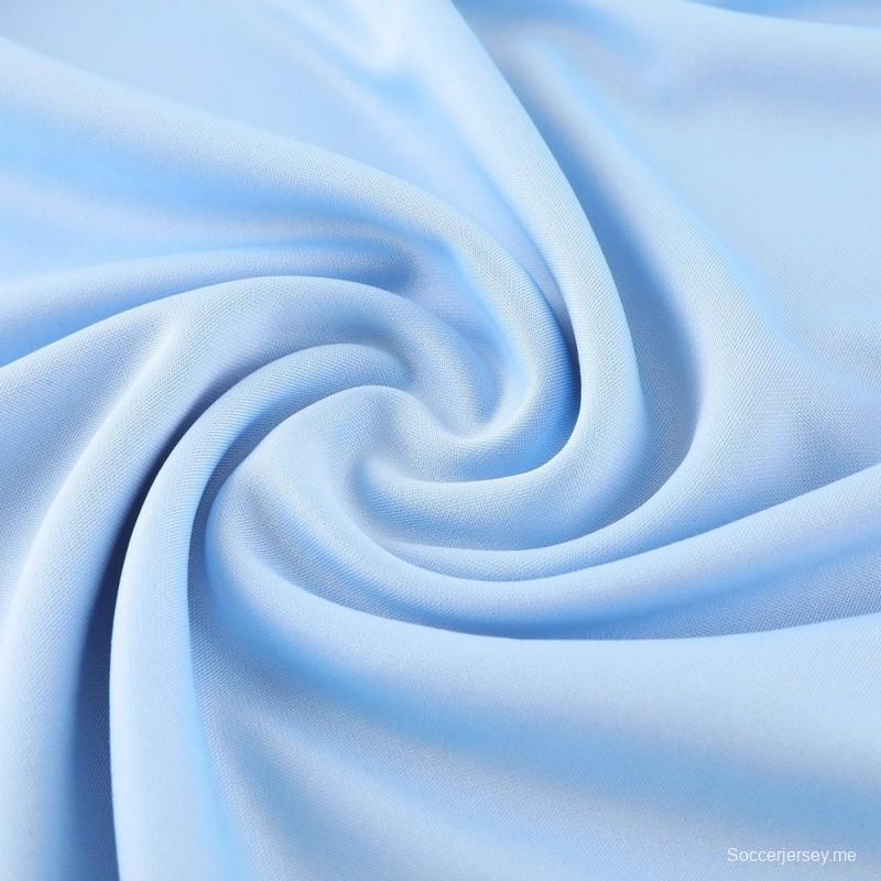 25/26 إنتر ميلان الإيطالي سترة نصف سحاب أزرق سماوي + بنطلون طويل + بنطلون طويل