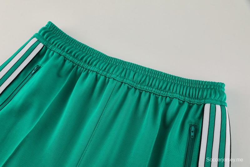 25/26 ليفربول جاكيت أخضر بسحاب كامل + بنطلون طويل + جاكيت أخضر بسحاب كامل