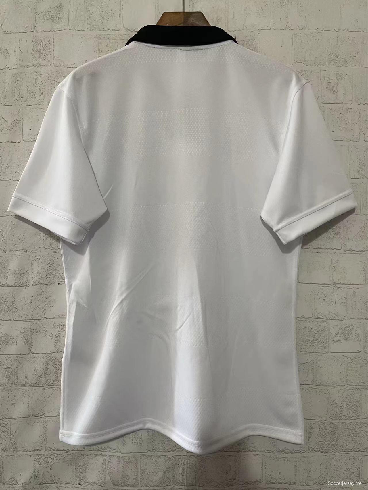 قميص فريق أول بلاكس نيوزيلندا 2026 أبيض بياقة سوداء